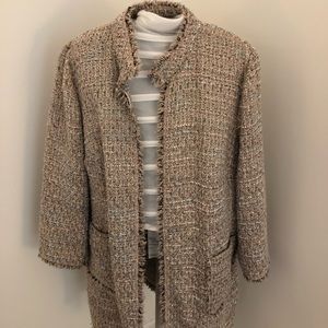 Chico’s Long Linen Jacket